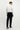Siyah Slim Fit Dar Kesim Yünlü Klasik Kumaş Pantolon
