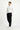 Siyah Slim Fit Dar Kesim Yünlü Klasik Kumaş Pantolon