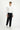 Siyah Slim Fit Dar Kesim Yünlü Klasik Kumaş Pantolon