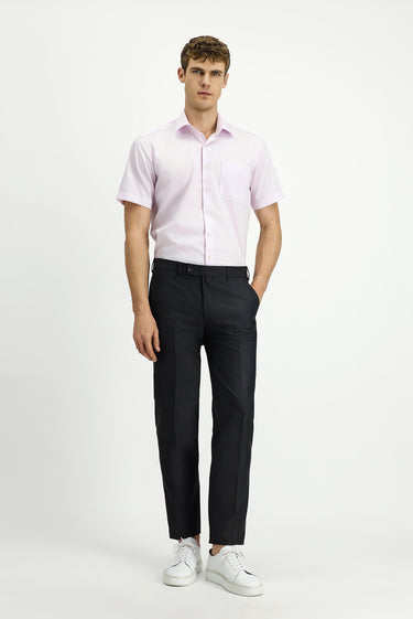  Koyu Füme Slim Fit Dar Kesim Yünlü Klasik Kumaş Pantolon