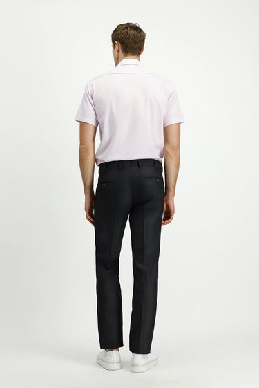  Koyu Füme Slim Fit Dar Kesim Yünlü Klasik Kumaş Pantolon