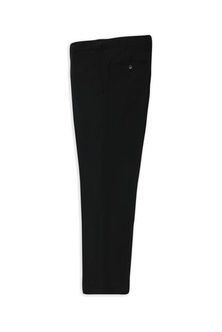  Siyah 4 Drop Relaxed Fit Rahat Kesim Yünlü Klasik Pantolon