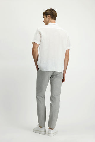  Aç?k Gri 6 Drop Regular Fit Standart Kesim Beli Lastikli ?pli Likral? Pantolon-Ki??l?