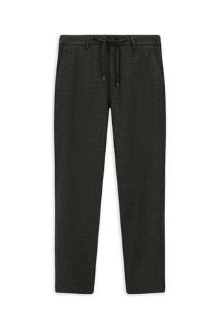  Koyu Füme 6 Drop Regular Fit Standart Kesim Beli Lastikli İpli Spor Pantolon