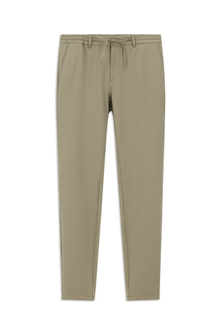  Orta Vizon Techno-Line 7 Drop Super Slim Fit Eksra Dar Kesim Likralı Beli Lastikli İpli Klasik Kumaş Pantolon