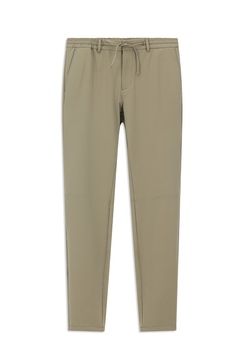 Orta Vizon Techno-Line 7 Drop Super Slim Fit Eksra Dar Kesim Likralı Beli Lastikli İpli Klasik Kumaş Pantolon