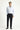 Koyu Lacivert Techno-Line Super Slim Fit Ekstra Dar Kesim Beli Lastikli İpli Likralı Klasik Kumaş Pantolon