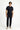  Koyu Lacivert Techno-Line Super Slim Fit Ekstra Dar Kesim Likralı Beli Lastikli İpli Klasik Kumaş Pantolon