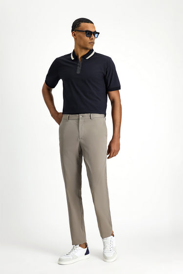  Orta Vizon Techno-Line Super Slim Fit Ekstra Dar Kesim Likralı Klasik Kumaş Pantolon