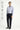 Koyu Lacivert Techno-Line Slim Fit Dar Kesim Beli Lastikli İpli Klasik Kumaş Pantolon