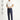 Koyu Mavi  Techno-Line Super Slim Fit Ekstra Dar Kesim Beli Lastikli Desenli Klasik Kumaş Pantolon