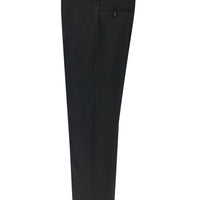 Siyah Regular Fit Yünlü Klasik Kumaş Pantolon