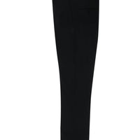 Siyah 6 Drop Regular Fit Standart Kesim Yünlü Klasik Kumaş Pantolon