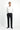 Koyu Antrasit Slim Fit Dar Kesim Yünlü Klasik Kumaş Pantolon