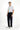  Siyah Lacivert Slim Fit Dar Kesim Yünlü Klasik Kumaş Pantolon