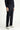Siyah Lacivert Slim Fit Dar Kesim Yünlü Klasik Kumaş Pantolon