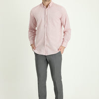 Orta Gri Regular Fit Yünlü Klasik Kumaş Pantolon