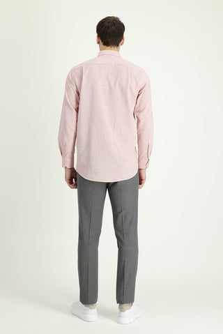  Orta Gri Regular Fit Yünlü Klasik Kumaş Pantolon