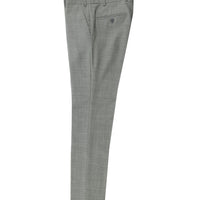 Orta Gri 7 Drop Slim Fit Dar Kesim Yünlü Klasik Kumaş Pantolon