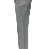 Koyu Antrasit Slim Fit Dar Kesim Yünlü Klasik Kumaş Pantolon