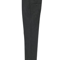 Orta Füme Slim Fit Dar Kesim Yünlü Klasik Kumaş Pantolon