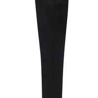Siyah Slim Fit Dar Kesim Yünlü Klasik Kumaş Pantolon