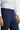 Açık Lacivert Super Slim Fit Ekstra Dar Kesim Likralı Çizgili Klasik Kumaş Pantolon