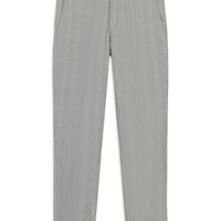 Orta Füme 7 Drop Slim Fit Dar Kesim Ekose Klasik Kumaş Pantolon