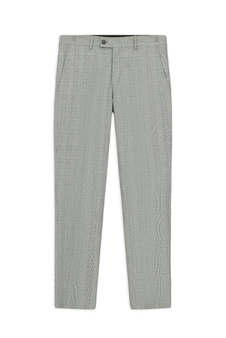  Orta Füme 7 Drop Slim Fit Dar Kesim Ekose Klasik Kuma? Pantolon-Ki??l?