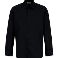 Black Long Sleeve Regular Fit Non-Iron Shirt