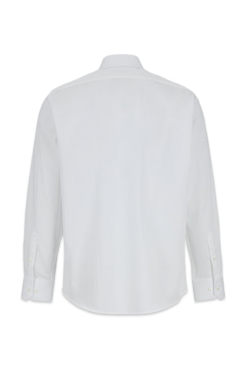 White Long Sleeve Regular Fit Non-Iron Shirt