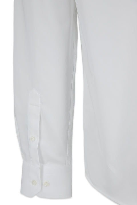 White Long Sleeve Regular Fit Non-Iron Shirt