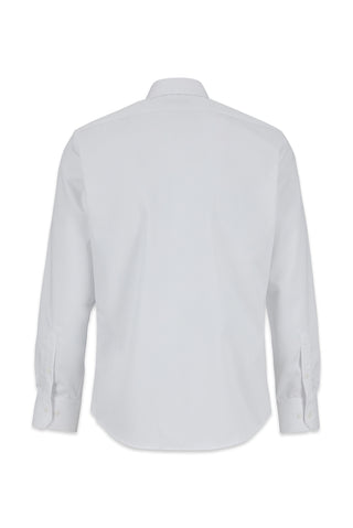  Beyaz Uzun Kol Slim Fit Non Iron Ütü Gerektirmeyen %100 Pamuk Klasik Gömlek