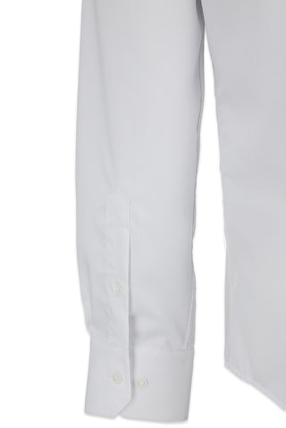  Beyaz Uzun Kol Slim Fit Non Iron Ütü Gerektirmeyen %100 Pamuk Klasik Gömlek