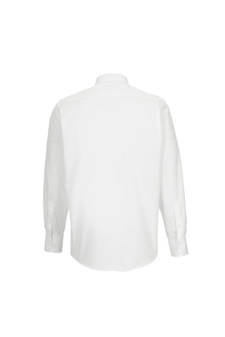  Beyaz-Beyaz 2'li Uzun Kol Regular Fit Pamuklu Ütü Gerektirmeyen Pamuklu Klasik Non Iron Gömlek Seti