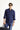  İndigo Uzun Kol Slim Fit Dar Kesim Desenli Pamuk Düğmeli Yaka Gömlek