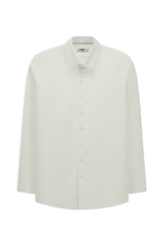  Beyaz Uzun Kol Slim Fit Dar Kesim Klasik Desenli Pamuk Gömlek