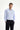  Açık Mavi Uzun Kol Slim Fit Dar Kesim Non Iron Klasik Desenli Pamuklu Gömlek