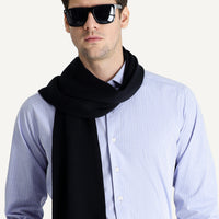 Havacı Mavi Uzun Kol Klasik Çizgili Pamuk Gömlek