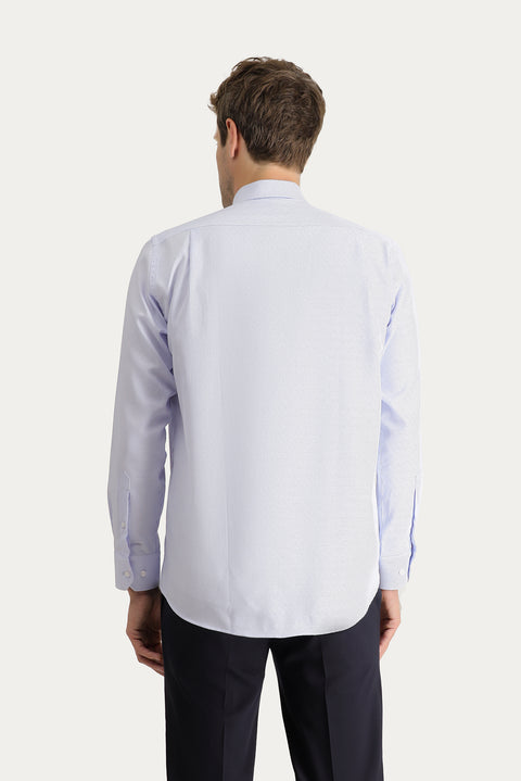 Light Blue Long Sleeve Classic Non-Iron Cotton Shirt