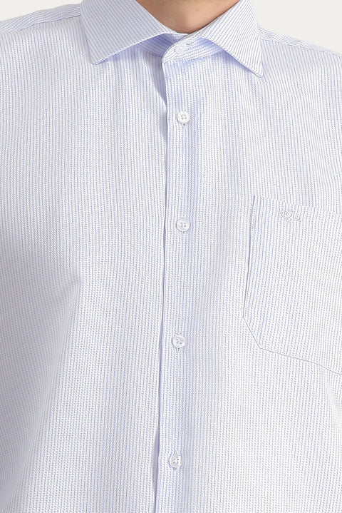Light Blue Long Sleeve Classic Non-Iron Cotton Shirt