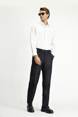  Beyaz Uzun Kol Non Iron Saten Klasik Pamuklu Gömlek