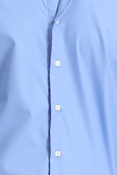 Aqua Mavisi Uzun Kol Regular Fit Non Iron Ütü Gerektirmeyen Pamuklu Düğmeli Yaka Gömlek