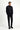  Siyah Uzun Kol Slim Fit Dar Kesim Klasik Non Iron Saten Pamuklu Gömlek