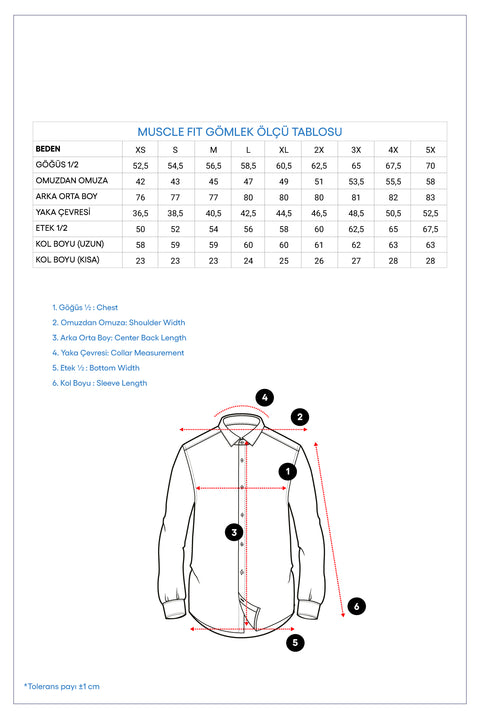 Orta Lacivert Uzun Kol Slim Fit Dar Kesim Klasik Non Iron Pamuklu Gömlek