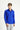 Saks Mavi Uzun Kol Slim Fit Dar Kesim Klasik Non Iron Pamuklu Gömlek