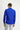 Saks Mavi Uzun Kol Slim Fit Dar Kesim Klasik Non Iron Pamuklu Gömlek