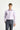  Lila Uzun Kol Slim Fit Dar Kesim Klasik Non Iron Pamuklu Gömlek