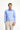 Açık Mavi Uzun Kol Slim Fit Dar Kesim Klasik Non Iron Saten Pamuklu Gömlek