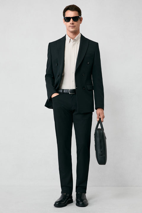 Orta Bej Uzun Kol Slim Fit Düğmeli Yaka Pamuklu Kolay Ütülenebilir 4 Mevsim Oxford Gömlek